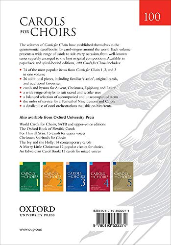 100 Carols For Choirs (. . . For Choirs Collections),New