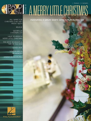 A Merry Little Christmas: Piano Duet Playalong Volume 43,Used
