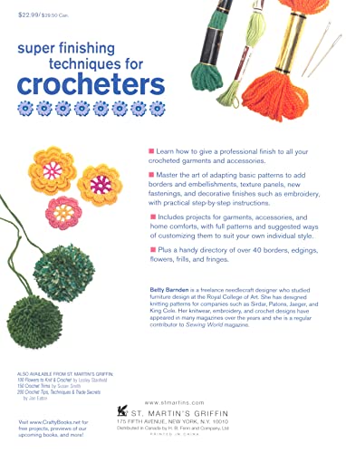 Super Finishing Techniques for Crocheters: Inspiration, Projects, and More for Finishing Crochet Patterns with Style (Knit & Cro,Used
