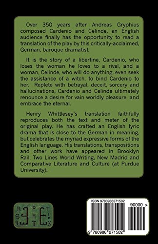 Cardenio and Celinde: German and English Edition,Used
