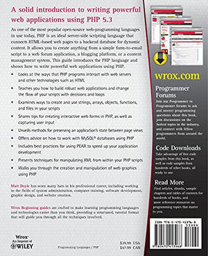 Beginning PHP 5.3,Used