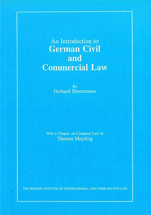 Introduction to German Civil and Commercial Law,Used