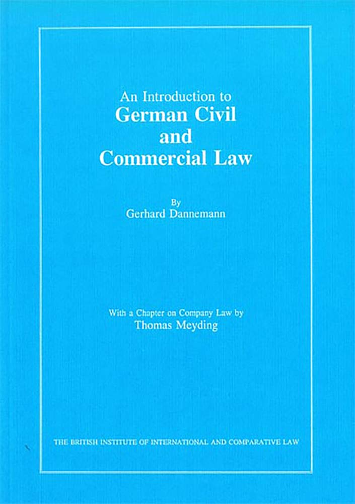 Introduction to German Civil and Commercial Law,Used