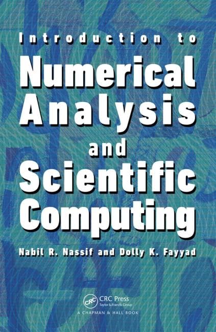 Introduction To Numerical Analysis And Scientific Computing,Used