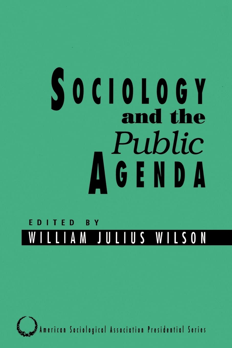 Sociology and the Public Agenda (American Sociological Association Presidential Series),New