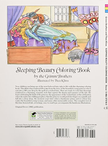 Sleeping Beauty Coloring Book,Used