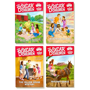 The Boxcar Children Mysteries Boxed Set 14: The Boxcar Children; Surprise Island; The Yellow House; Mystery Ranch,Used