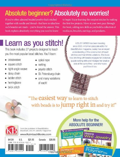 The Absolute Beginners Guide: Stitching Beaded Jewelry: Everything You Need to Know to Get Started,Used