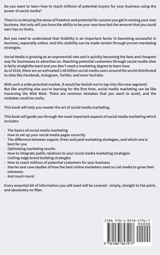 Social Media Marketing 2019: How Great Marketers Stand Out from The Crowd, Reach Millions of People, and Grow Their Business wit,Used