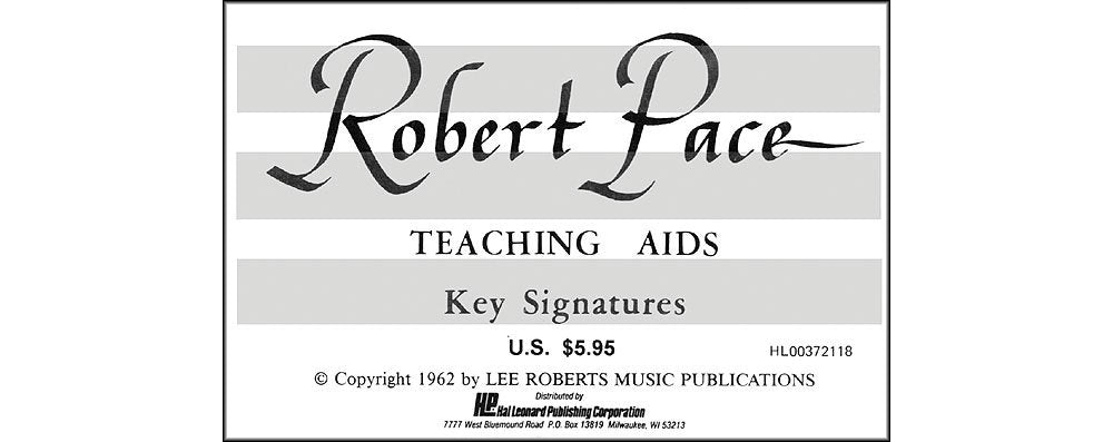 Flash Cards  Key Signatures (Pace Piano),Used