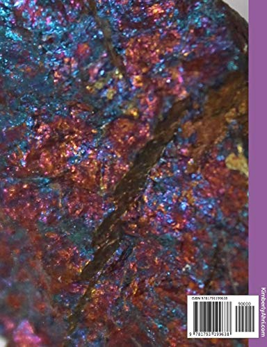 Composition Book Peacock Ore Chalcopyrite Stone Wide Rule,New