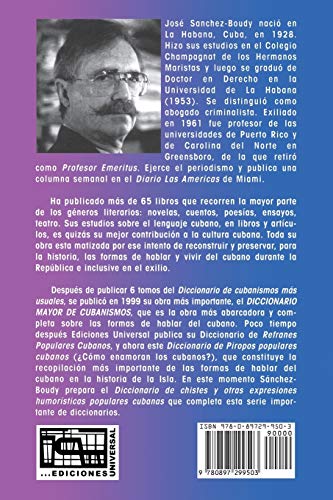 Diccionario De Piropos Populares Cubanos (Spanish Edition),Used