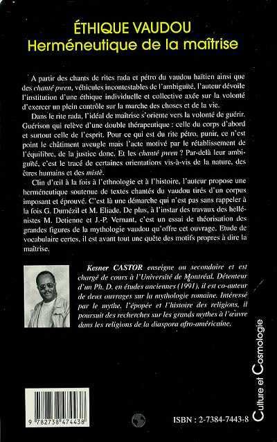 THIQUE VAUDOU: Hermneutique de la matrise,Used