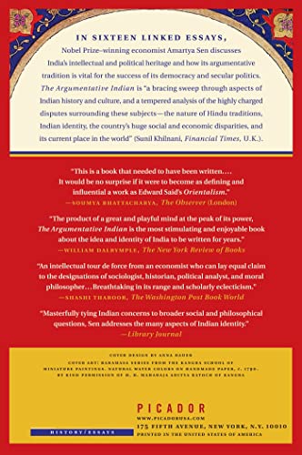 The Argumentative Indian: Writings on Indian History, Culture and Identity,Used