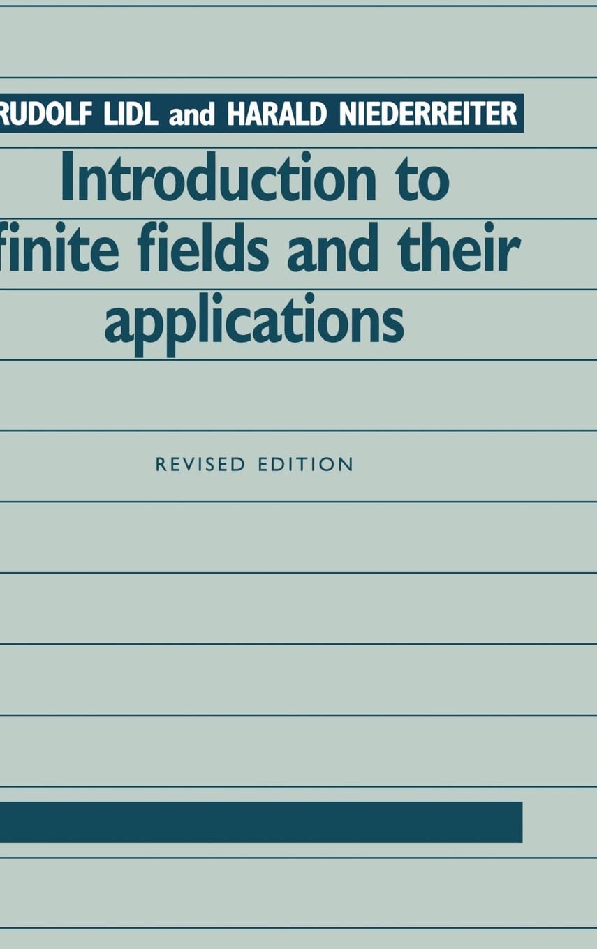 Introduction to Finite Fields and their Applications,Used