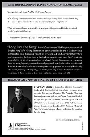 On Writing: A Memoir of the Craft,New