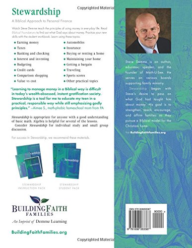 Stewardship Student Workbook,Used