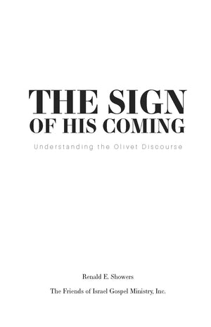 The Sign of His Coming,Used