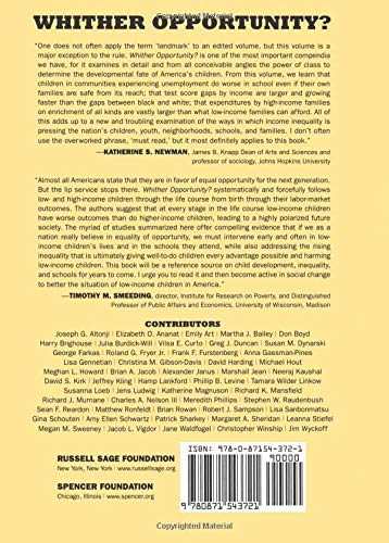 Whither Opportunity?: Rising Inequality, Schools, and Children's Life Chances (Copublished with the Spencer Foundation),Used