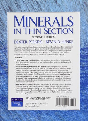 Minerals in Thin Section,New