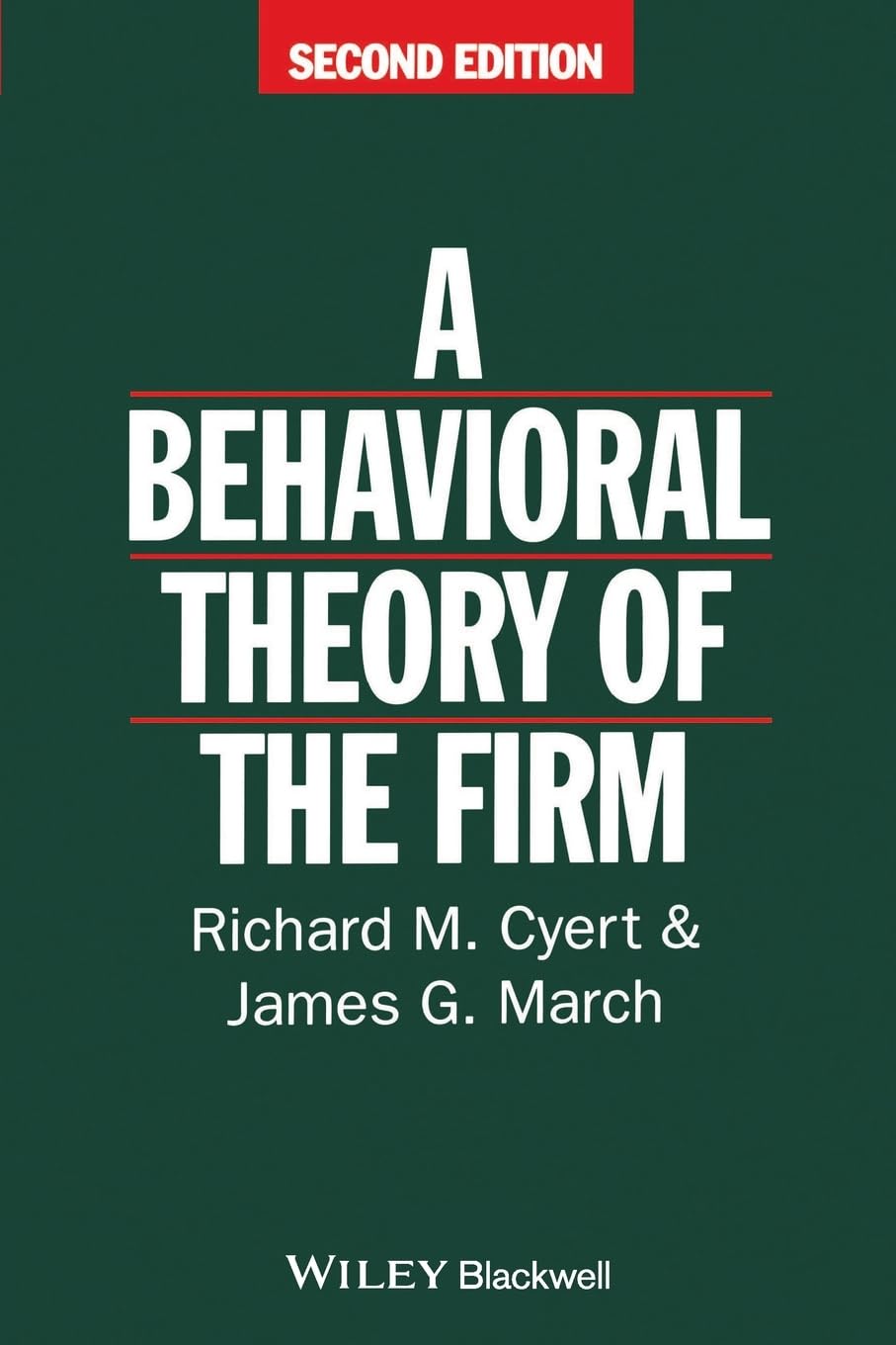 Behavioral Theory of the Firm,Used