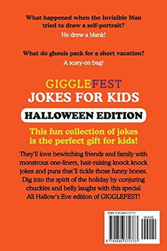 GiggleFest Jokes For Kids  Halloween Edition: Over 300 Hilarious, Clean and Silly Halloween Puns, Riddles, Tongue Twisters and ,Used