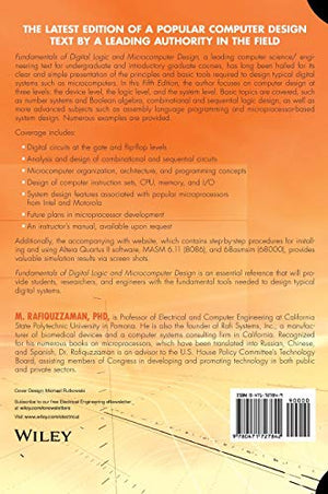 Fundamentals of Digital Logic and Microcomputer Design, 5th Edition,New