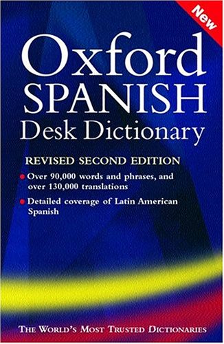 Oxford Spanish Desk Dictionary (English and Spanish Edition),Used