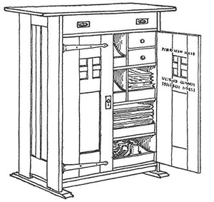 Making Authentic Craftsman Furniture: Instructions and Plans for 62 Projects (Dover Crafts: Woodworking),Used