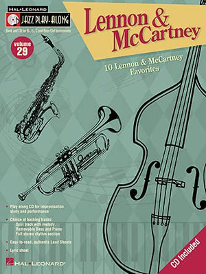 Lennon and McCartney: Jazz Play-Along Volume 29 (Jazz Play Along Series)-Used