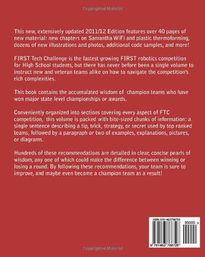 Ftc Robotics: Tips, Tricks, Strategies, And Secrets (2011/12 Edition)-new