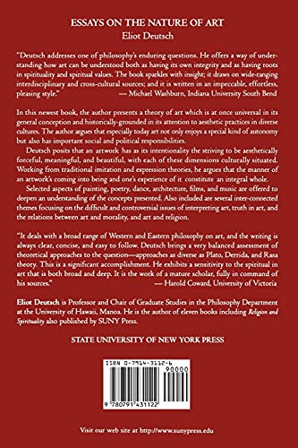 Essays on the Nature of Art (Reference Books in International),Used