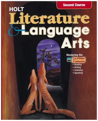 Holt Literature and Language Arts Second Course, Californian Edition,Used