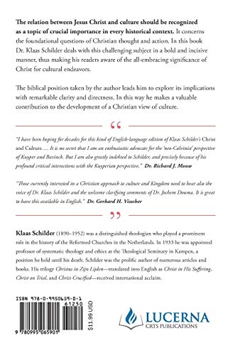 Christ and Culture: Annotated by Jochem Douma,Used