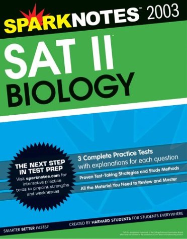SAT II Biology (SparkNotes Test Prep),Used