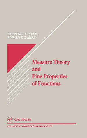 Measure Theory and Fine Properties of Functions (Studies in Advanced Mathematics),Used