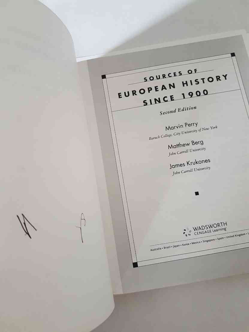 Sources of European History: Since 1900,Used