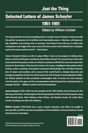 Just The Thing: Selected Letters Of James Schuyler,Used