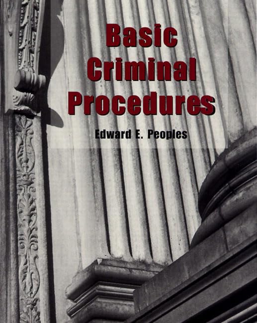 Basic Criminal Procedures,Used