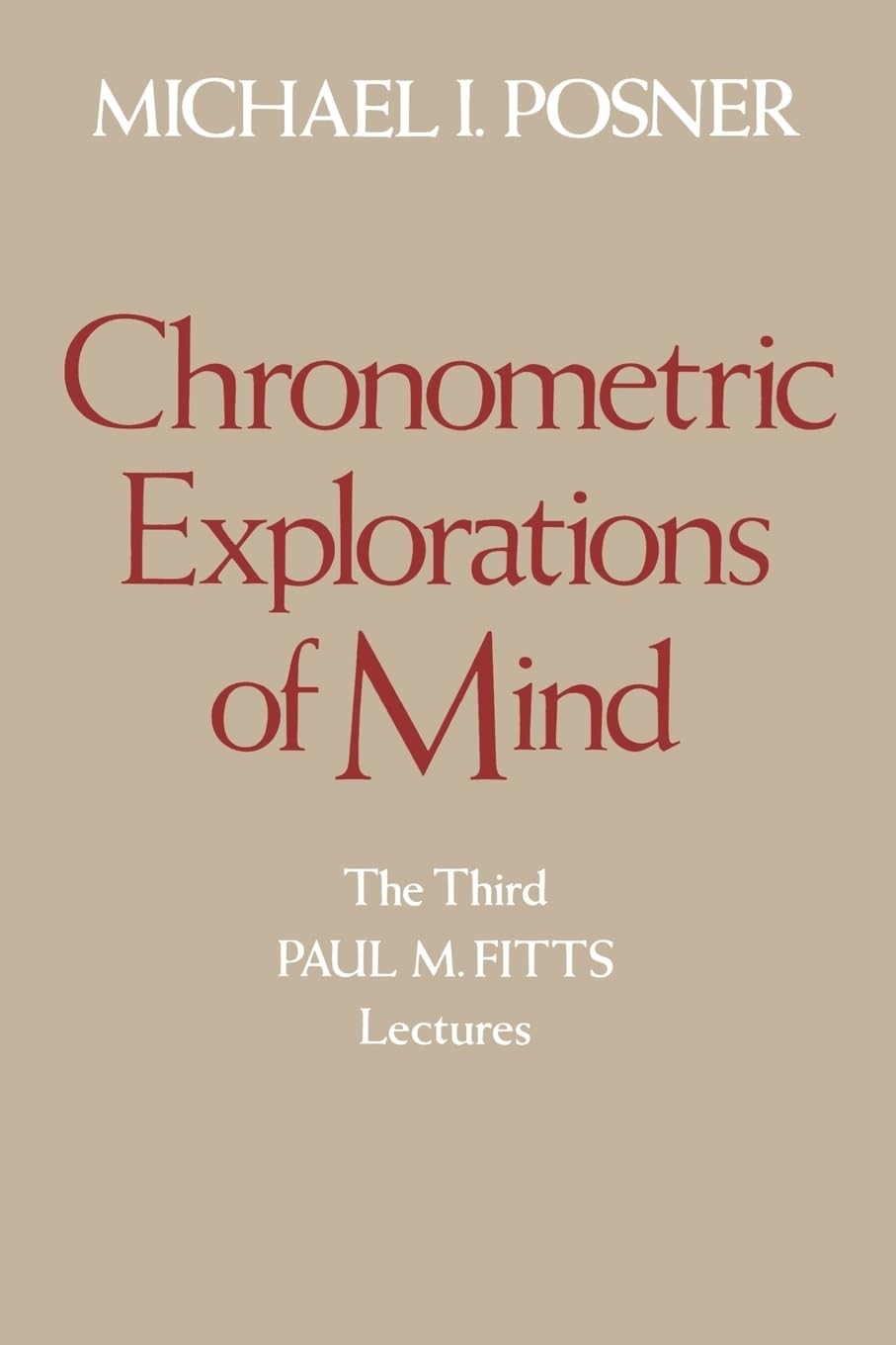 Chronometric Explorations Of Mind