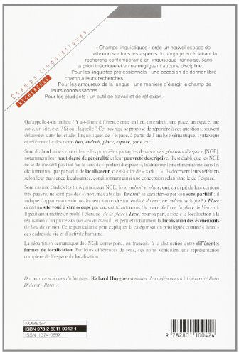 Les noms gnraux d'espace en franais,Used