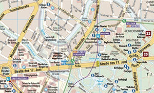 Laminated Berlin Map by Borch (English Edition),Used