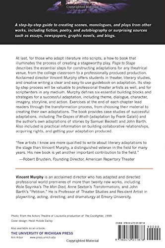 Page to Stage: The Craft of Adaptation,Used