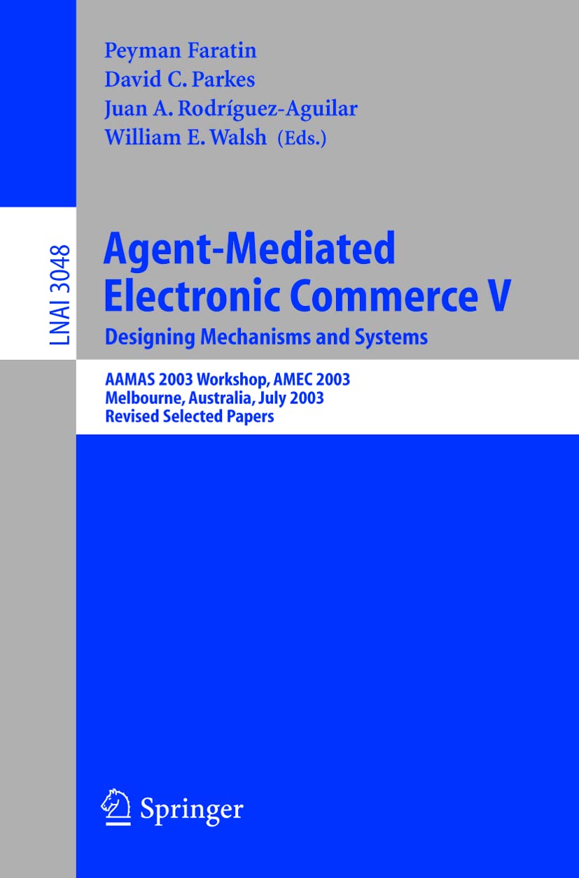 AgentMediated Electronic Commerce V,Used