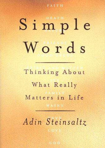Simple Words: Thinking About What Really Matters In Life,Used