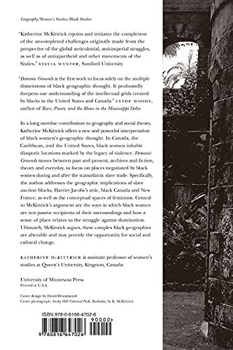 Demonic Grounds: Black Women And The Cartographies Of Struggle,Used