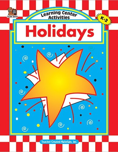 Learning Center Activities: Holidays,Used