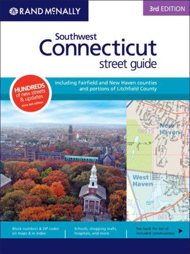 Rand McNally 3rd Edition Southwest Connecticut street guide,Used