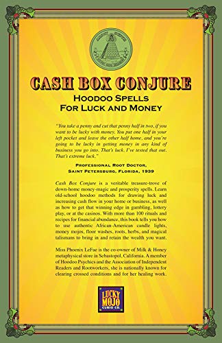 Cash Box Conjure: Hoodoo Spells For Luck And Money,New