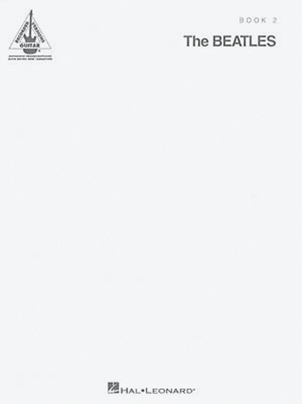 The Beatles (The White Album)  Book 2 (Guitar Recorded Versions),New